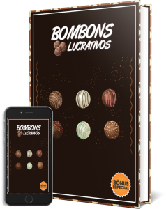 livro e fone bombom